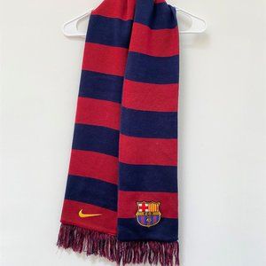 Nike FCB Barcelona Spain Soccer Football Scarf